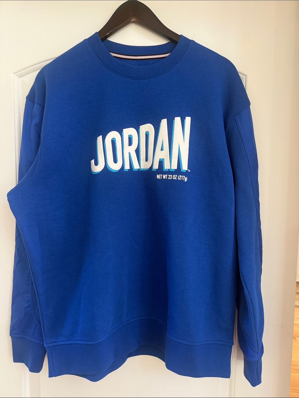 NWT Jordan Royal Blue Crewneck Sweatshirt, Large